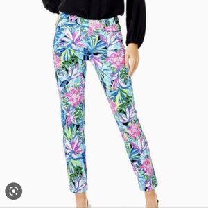Lilly Pulitzer Kelly High RIse Knit Pants Onyx You Me and Giraffe size 10 NWT